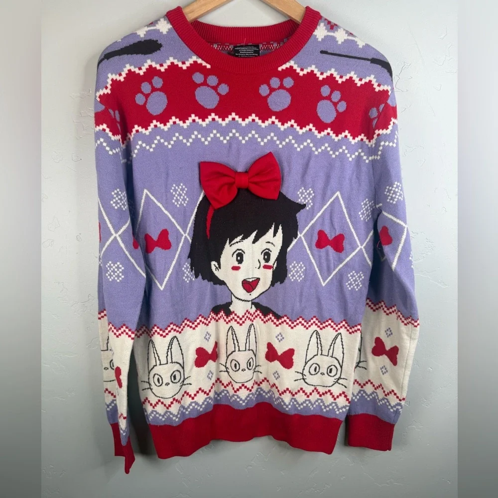 NWT Boxlunch Our Universe Studio Ghibli Kiki's Delivery Service Sweater XS